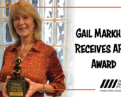 Gail Markham Receives AFLP Award