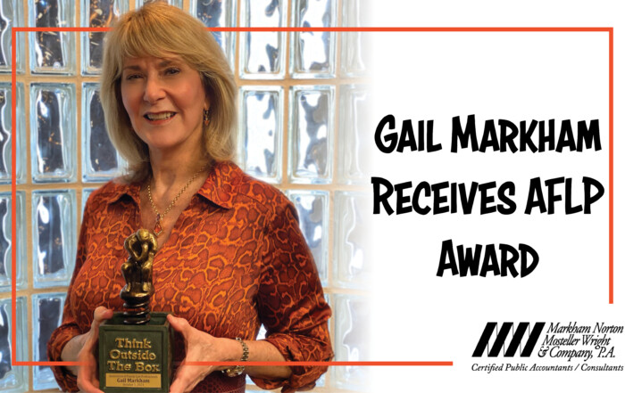 Gail Markham Receives AFLP Award