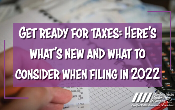 Get Ready For Taxes in 2022