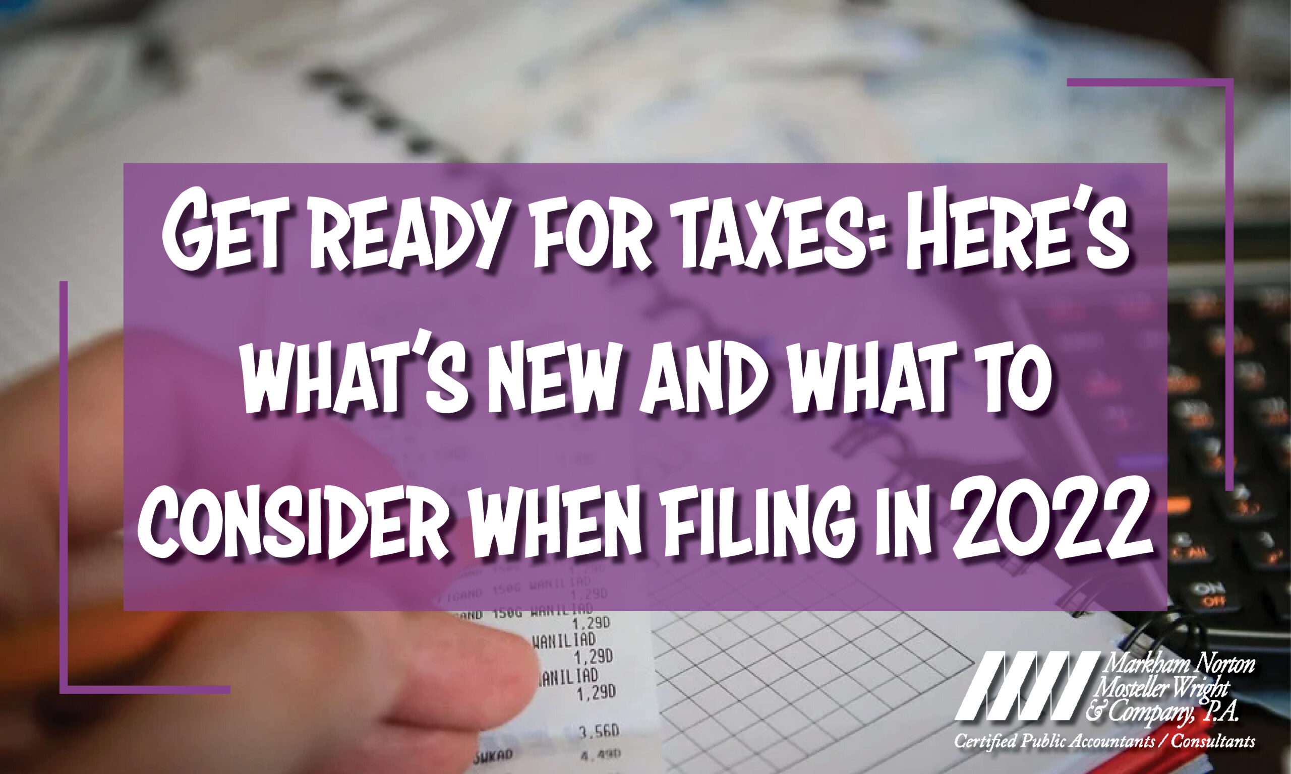 Get Ready For Taxes in 2022