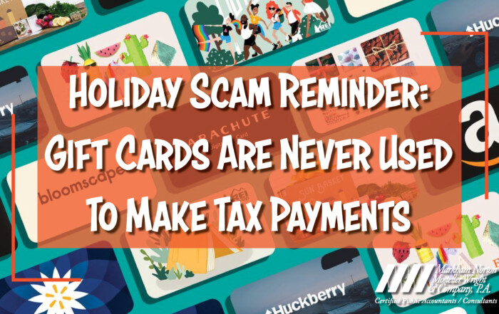 Holiday Scam Reminder