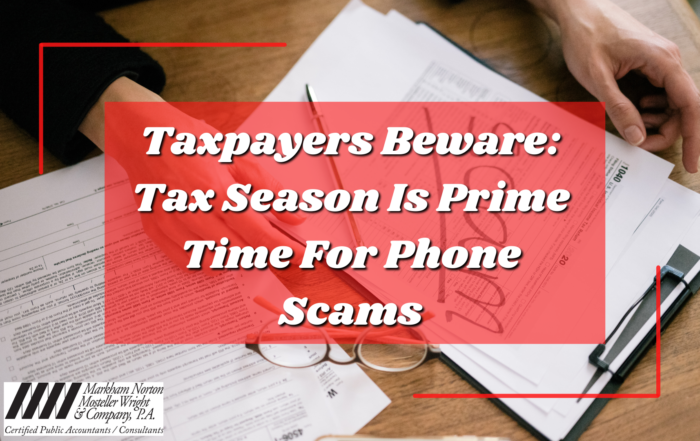 Taxpayers Beware Of Phone Scams