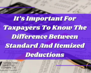 difference between standard and itemized deductions
