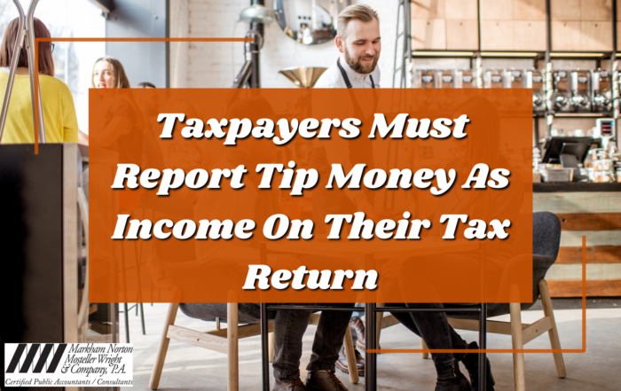 Tip Money on Tax Return