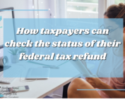 How taspayers can check the status pf their federal tax return