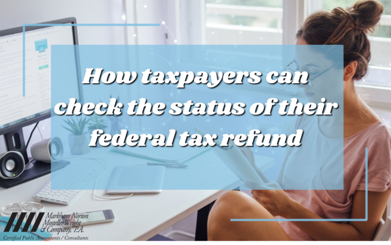 How To Check Status For Federal Tax Refund /Ft. Myers, Naples/MNMW