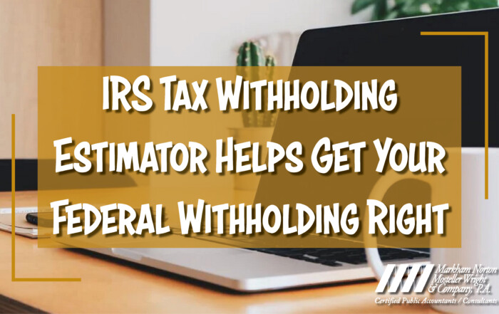 IRS Tax Withholding