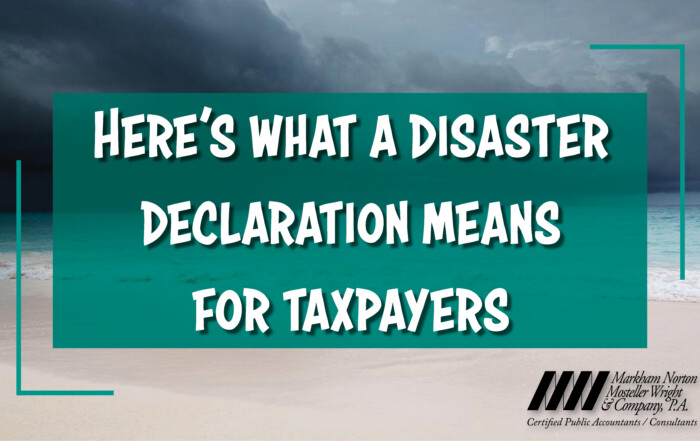 disaster declaration
