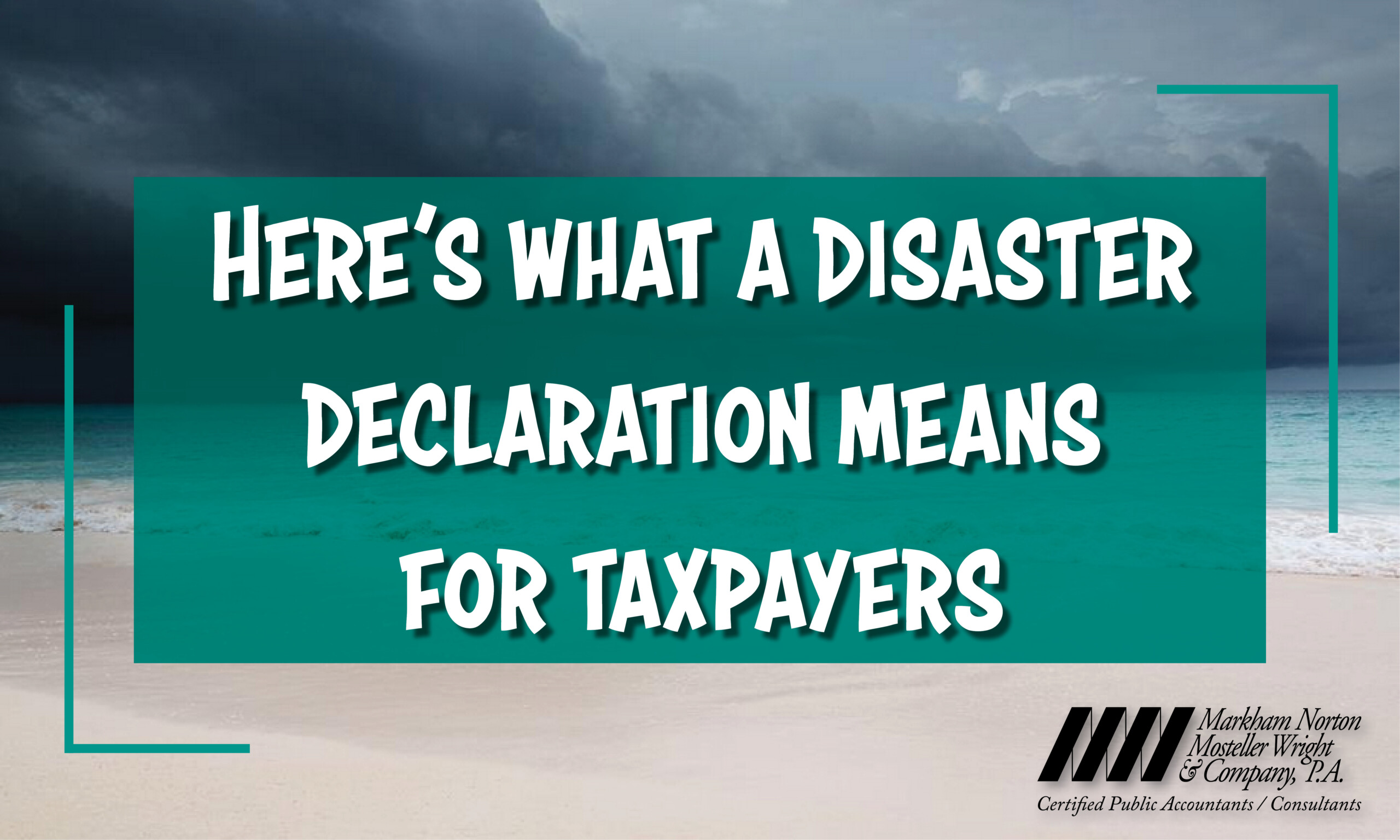 disaster declaration