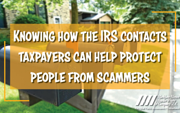 IRS Contacts Taxpayers